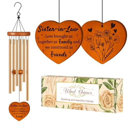 Sister in Law Gifts, Best Sister in Law Wind Chimes