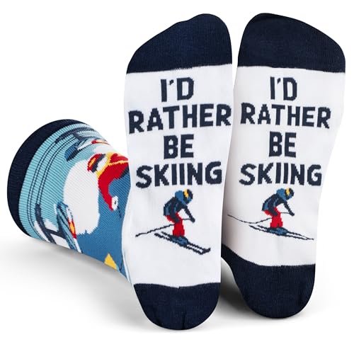 Lavley I'd Rather Be Skiing Socks