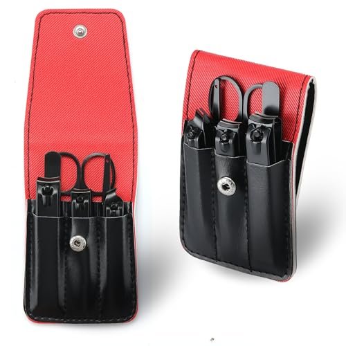 Cool Manicure Set for Men, Nail Clipper Grooming Kit