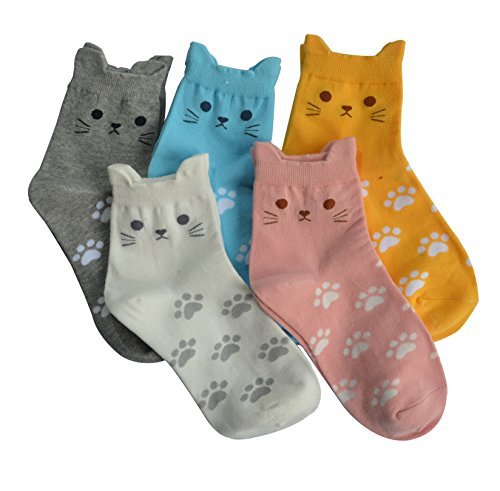 Jeasona Women's Cute Socks Cat Gifts for Women