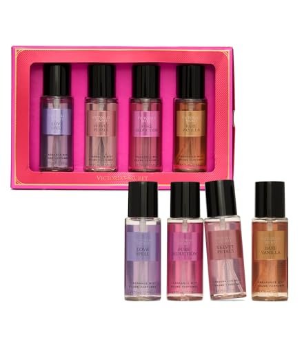 Victoria's Secret Fragrance Mist Collection 4 Piece Mini...