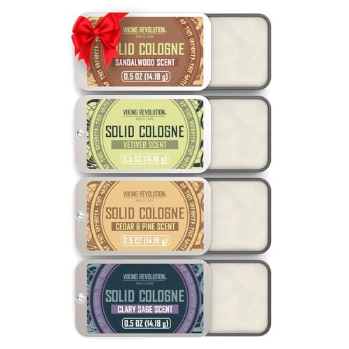 Viking Revolution 4 Pack Mens Solid Colognes Travel Gift Set