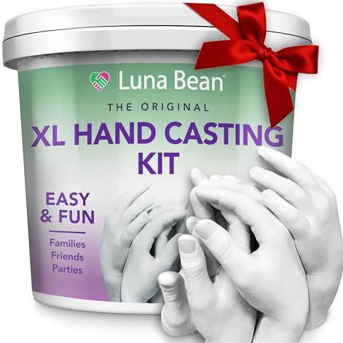 Luna Bean XL Family Hand Casting Kit for Six Hands