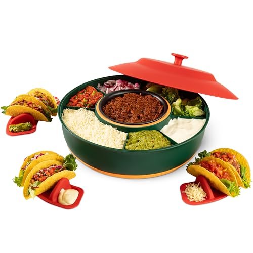 Taco Tuesday Kit - Taco Bar Serving Set with Pot