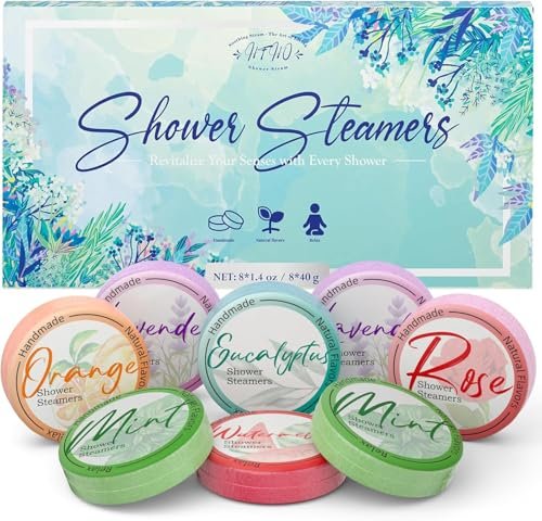 Shower Steamers Aromatherapy 8 Pack - Gifts for Women
