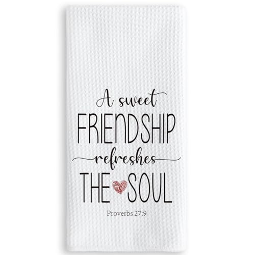 TNUW A Sweet Friendship Refreshes The Soul Kitchen Towels