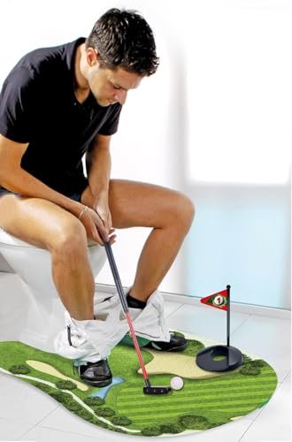 GOODLYSPORTS Toilet Golf Game-Practice Mini Golf in Any...