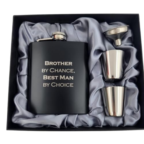 Best Man Gifts from Groom, Will You Accept Engraved Flask