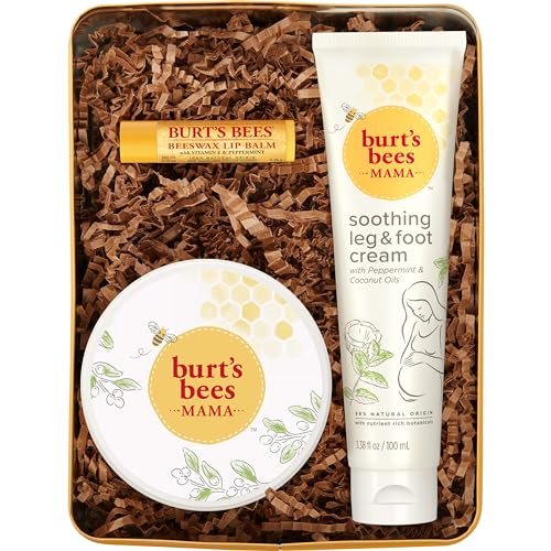 Burt’s Bees Mama Gift Set, Includes Lip Balm, Belly Butter