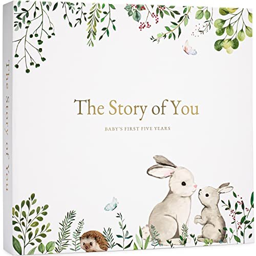 Keepsake Memory Book for Baby Boy or Girl Milestone Journal