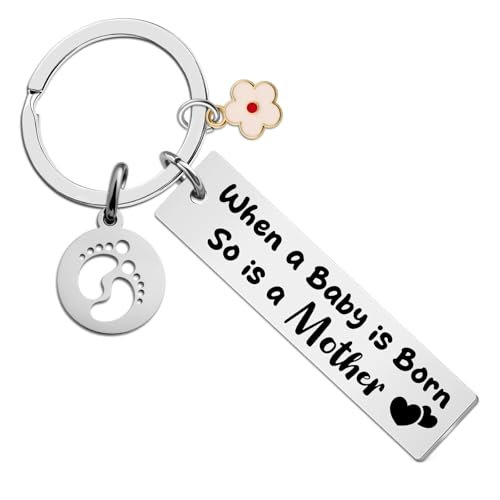 WEHBVF Push Presents for New Mom Gifts Baby Keychain
