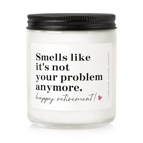 LUMELOOM Retirement Gift for Woman, Men - Lavender Scented...