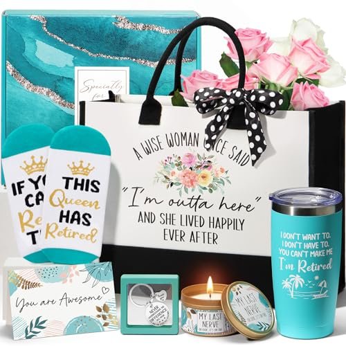 Retirement Gifts for Women 2026, Best Cool Tumbler and Tote