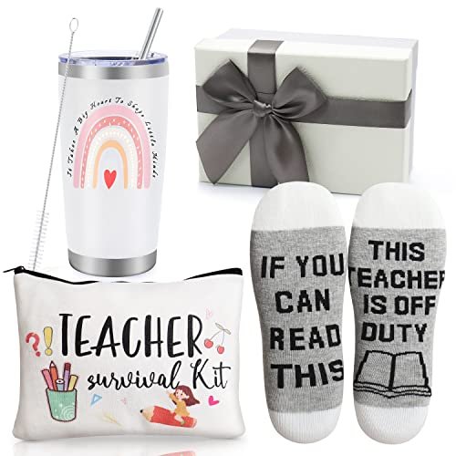 Best Teacher Appreciation Gifts,20 OZ Insulated Tumbler...