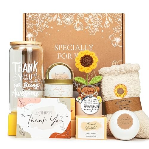 LUICONMO Thank You Gifts for Women, Appreciation Glass Gift...