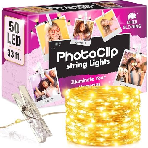 Mind-Glowing Photo Clips String Light - Warm White Fairy...