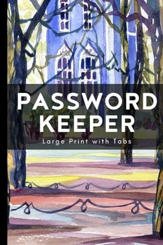 Password Keeper Book For Seniors: Large Print Website...