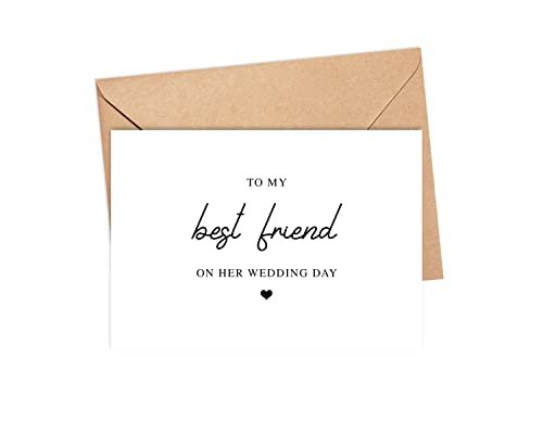 Arezzaa To My Best Friend On Her Wedding Day Card