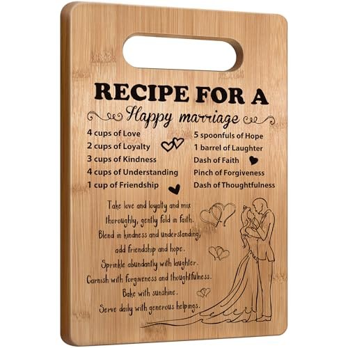 Wedding Gift for Couple 2026, Bridal Shower Cutting Board