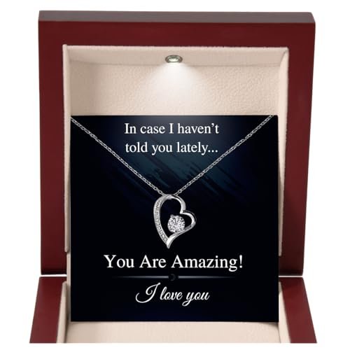 To My Wife Necklace From Husband – Soulmate Heart Pendant