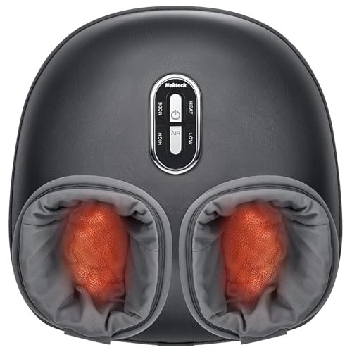 Nekteck Shiatsu Foot Massager with Heat [2026 Upgraded]...