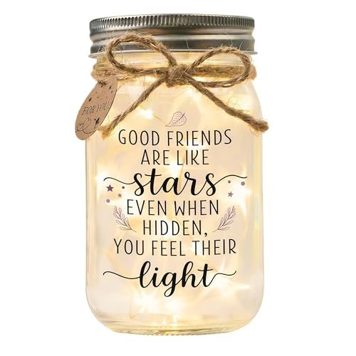 SOLMAY Friendship Gifts for Women – “Good Friends Are Stars”