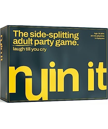 Adult Party Board Game RUIN IT Hilariously Funny 18+
