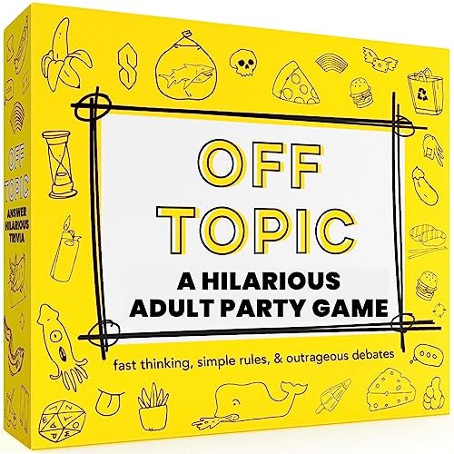 OFF TOPIC Party Game for Adults - Hilarious Card Game