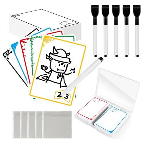 DEDC 90 Pcs Dry Erase Tokens MTG with Markers