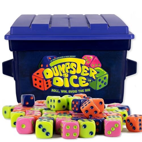 Big Discoveries Dumpster Dice Fast-Paced Family Dice Board...