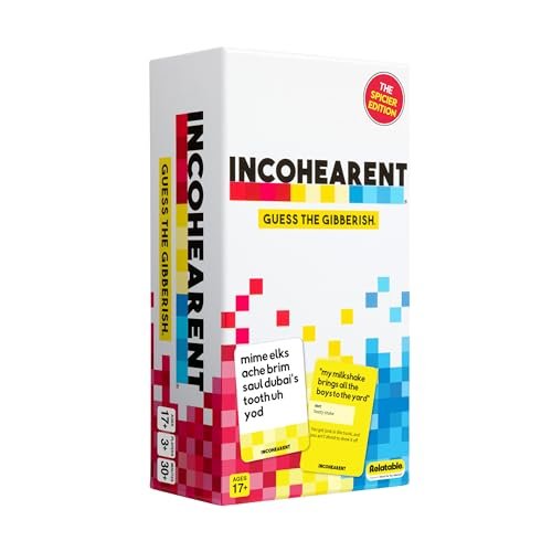 Incohearent by Relatable – Guess the Gibberish adult card...