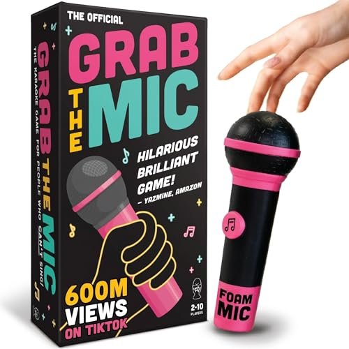 Lucky Egg Official Grab The Mic – Karaoke Board Game