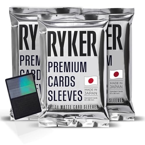 Ryker Sleeves Standard Size Matte Trading Card Clear...