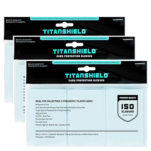TitanShield Premium Card Sleeves | Compatible with standard...