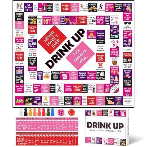 Drinking Board Games for Adults Waterproof Rubber Mat