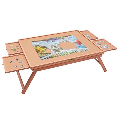 Bits and Pieces Portable Foldable Jigsaw Puzzle Board