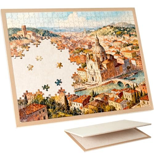 Piecevana Jigsaw Puzzle Board for 1000 Pieces, Foldable...