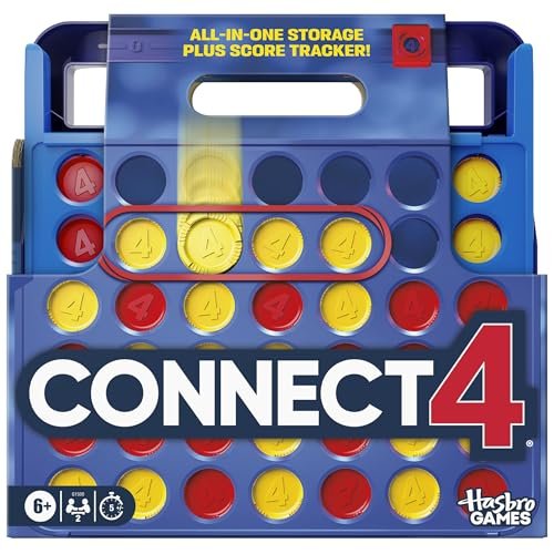 Official Hasbro Games Connect 4 Game (2025 Edition with...