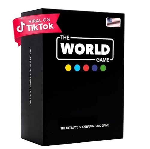 The World Game - Geography Card Game, Educational for All