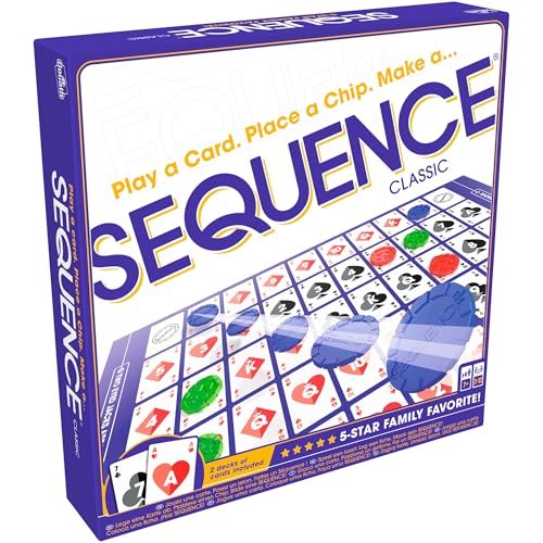 SEQUENCE- Original SEQUENCE Game with Folding Board, Cards...