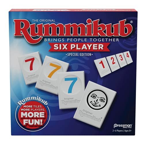 Rummikub Six Player Edition - The Classic Rummy Tile Game