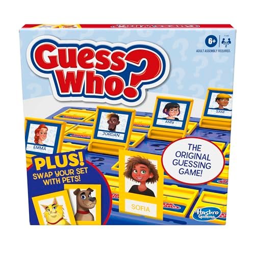Hasbro Gaming Guess Who? Board Game, with People & Pets