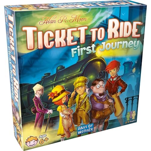 Asmodee Ticket to Ride First Journey Board Game for Kids