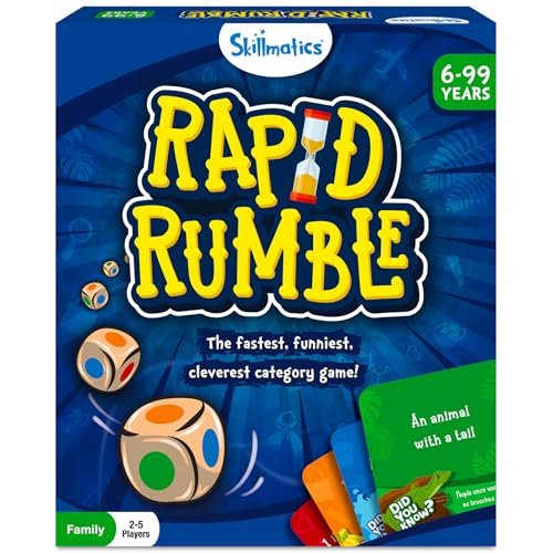 Skillmatics Rapid Rumble - Fast-Paced Board Game for All...