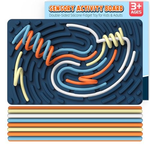 Sensory Activity Board: Ednzion Double-Sided Silicone...