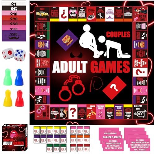 Qingspirits Couple Board Game for Boyfriend Girlfriend...