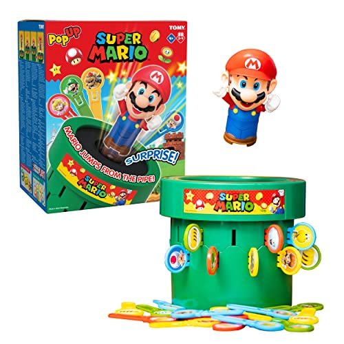 TOMY Pop Up Super Mario Game - Ages 4+ Family