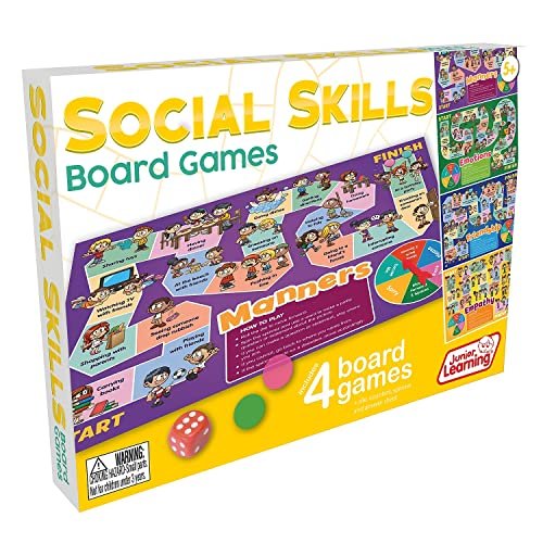 Junior Learning Social Skills Board Games, 4 Empathy &...