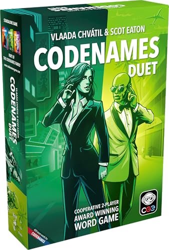 CGE Codenames: Duet Board Game (2nd Edition) Cooperative...