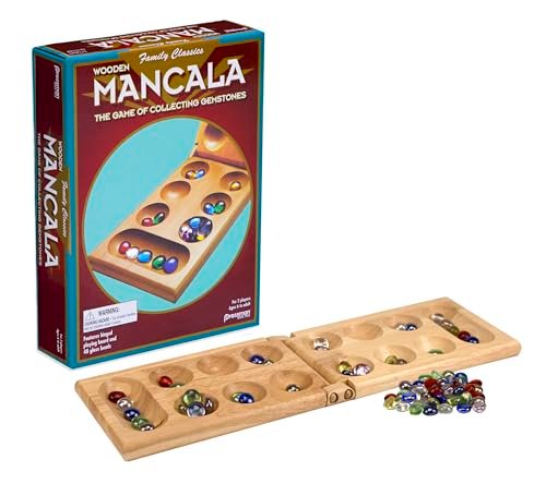 Pressman Mancala Board Game | Fun Classic Wood Board
